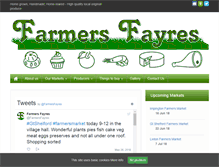 Tablet Screenshot of farmersfayres.co.uk